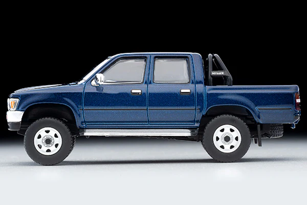 TOMYTEC Tomica Limited Vintage NEO 1/64 Toyota Hilux 4WD Pickup Double Cab SSR (Navy Blue) 1995 Model LV-N255a - Image 5