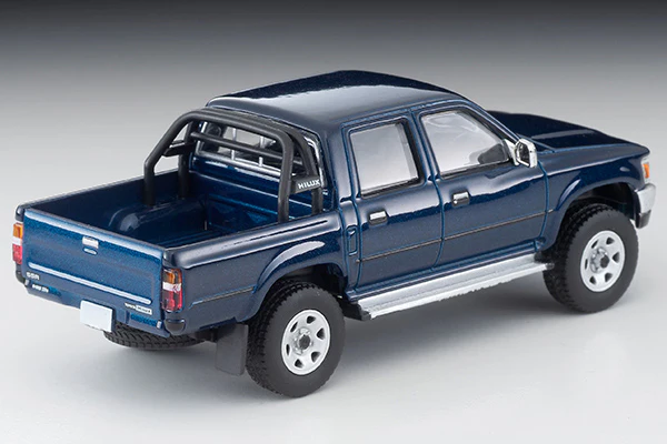 TOMYTEC Tomica Limited Vintage NEO 1/64 Toyota Hilux 4WD Pickup Double Cab SSR (Navy Blue) 1995 Model LV-N255a - Image 6