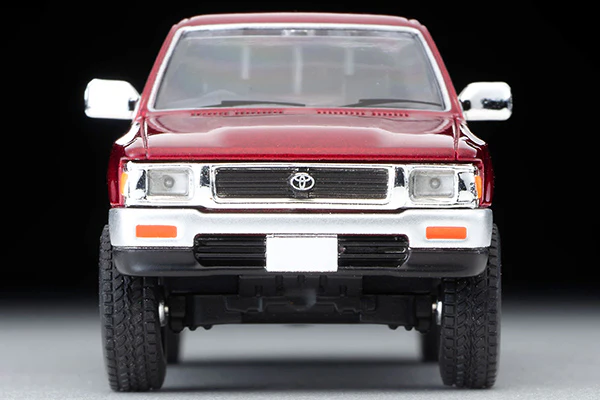 TOMYTEC Tomica Limited Vintage NEO 1/64 Toyota Hilux 4WD Pickup Double Cab SSR (Red) 1991 LV-N256a - Image 3