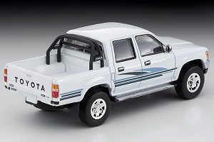 TOMYTEC Tomica Limited Vintage Neo 1/64 TOYOTA HILUX 4WD PICKUP DOUBLE CAB SSR (WHITE) 1991 - Image 2