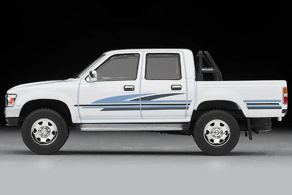 TOMYTEC Tomica Limited Vintage Neo 1/64 TOYOTA HILUX 4WD PICKUP DOUBLE CAB SSR (WHITE) 1991 - Image 6
