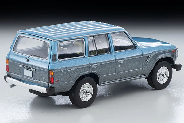 TOMYTEC Tomica Limited Vintage Neo 1/64 Toyota Land Cruiser 60 North American specification (light blue / gray) 1988 LV-N268a - Image 5