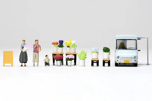 TOMYTEC Tomica Limited Vintage Neo Diocolle 64 Car Snap 17a Florist - Image 3