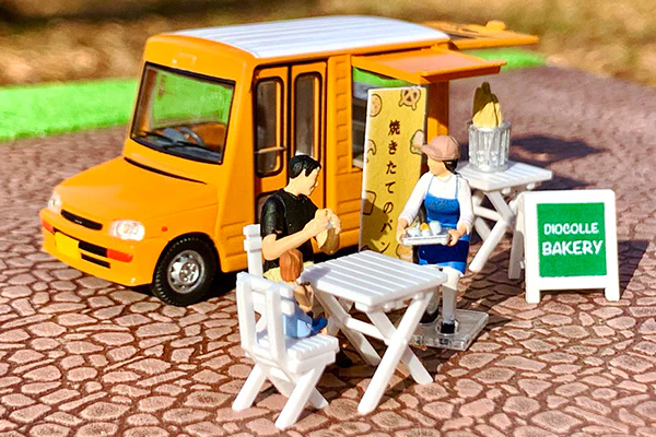 TOMYTEC Tomica Limited Vintage Neo Diocolle 1/64 Car Snap 18a Bakery - Image 5