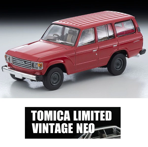 TOMYTEC Tomica Limited Vintage Neo1/64 TOYOTA LAND CRUISER 60 STANDARD UPGRADE VAN (RED) LV-N279b - Image 4