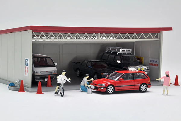 TOMYTEC TOMICARA VINTAGE 07a Parking with Roof - Image 17