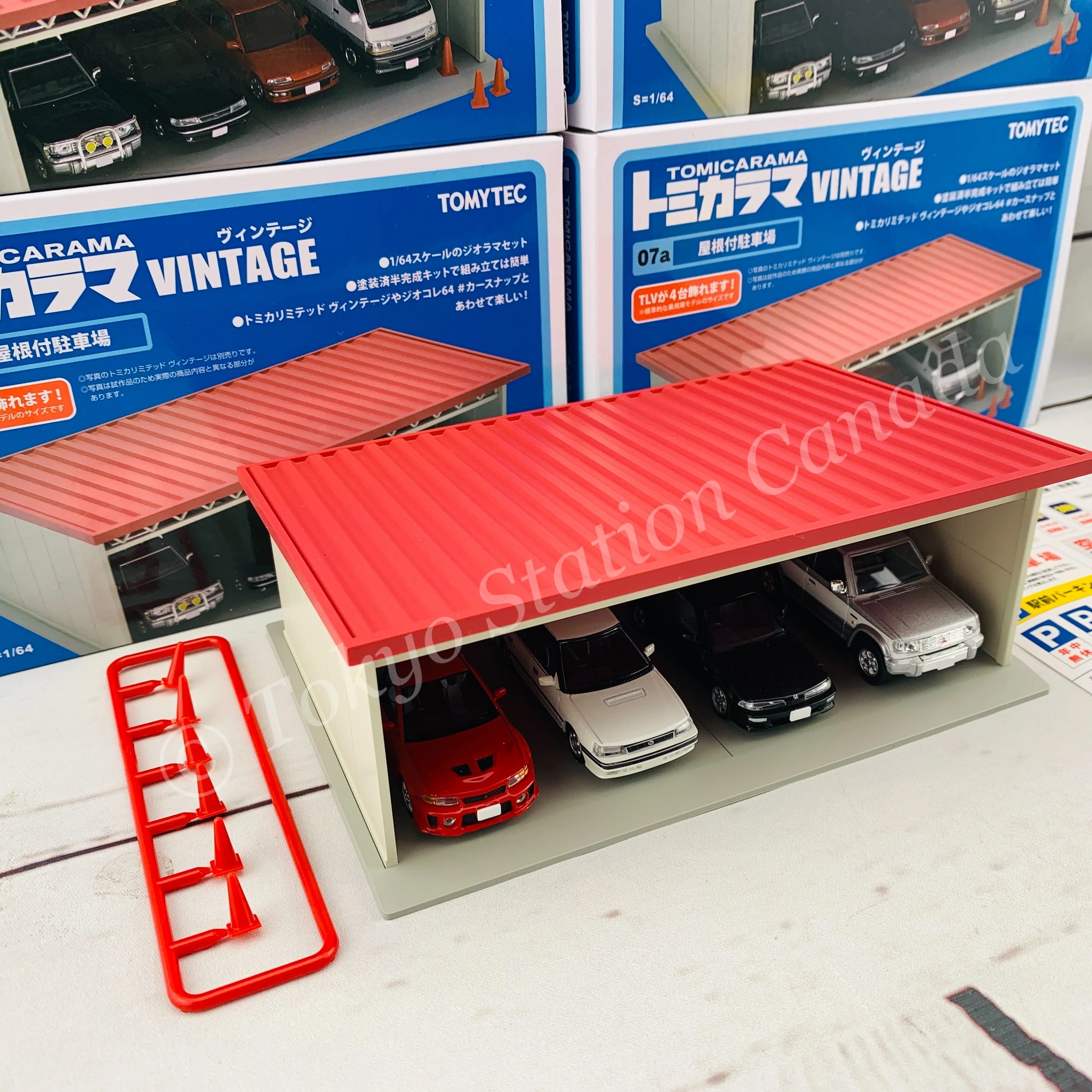 TOMYTEC TOMICARA VINTAGE 07a Parking with Roof - Image 2