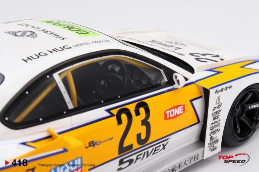 PREORDER TOP SPEED 1/18 LB-Super Silhouette Nissan S15 SILVIA Presentation TS0418 (Approx. Release Date : AUGUST 2022 subject to manufacturer's final decision) - Image 5