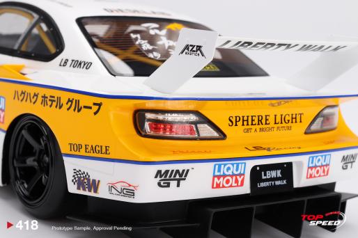PREORDER TOP SPEED 1/18 LB-Super Silhouette Nissan S15 SILVIA Presentation TS0418 (Approx. Release Date : AUGUST 2022 subject to manufacturer's final decision) - Image 6