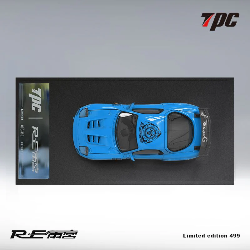 TPC 1/64 RE Amemiya FD3S RX-7 Blue - Image 2