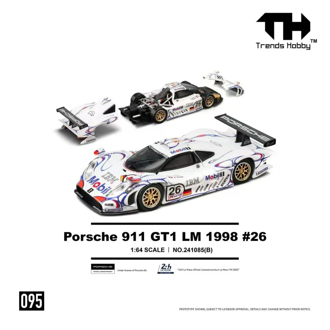 Trends Hobby 1/64 Porsche 911 GT1 LM 1998 #26 241085B