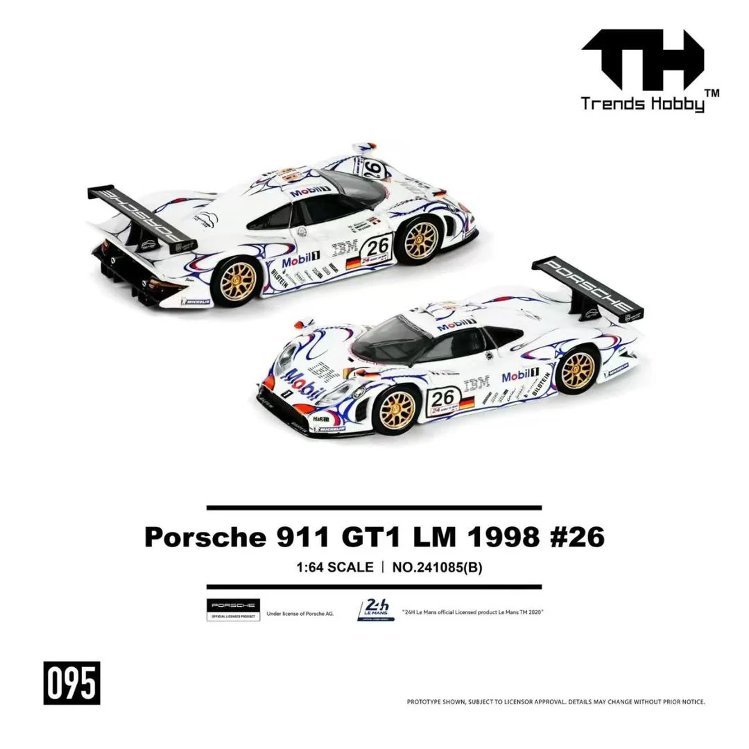 Trends Hobby 1/64 Porsche 911 GT1 LM 1998 #26 241085B - Image 2