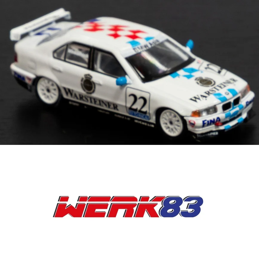 WERK83 1/64 BMW 320i Macau Guia Race 1996 Joachim Winkelhock #22 WK83-034h - Image 2