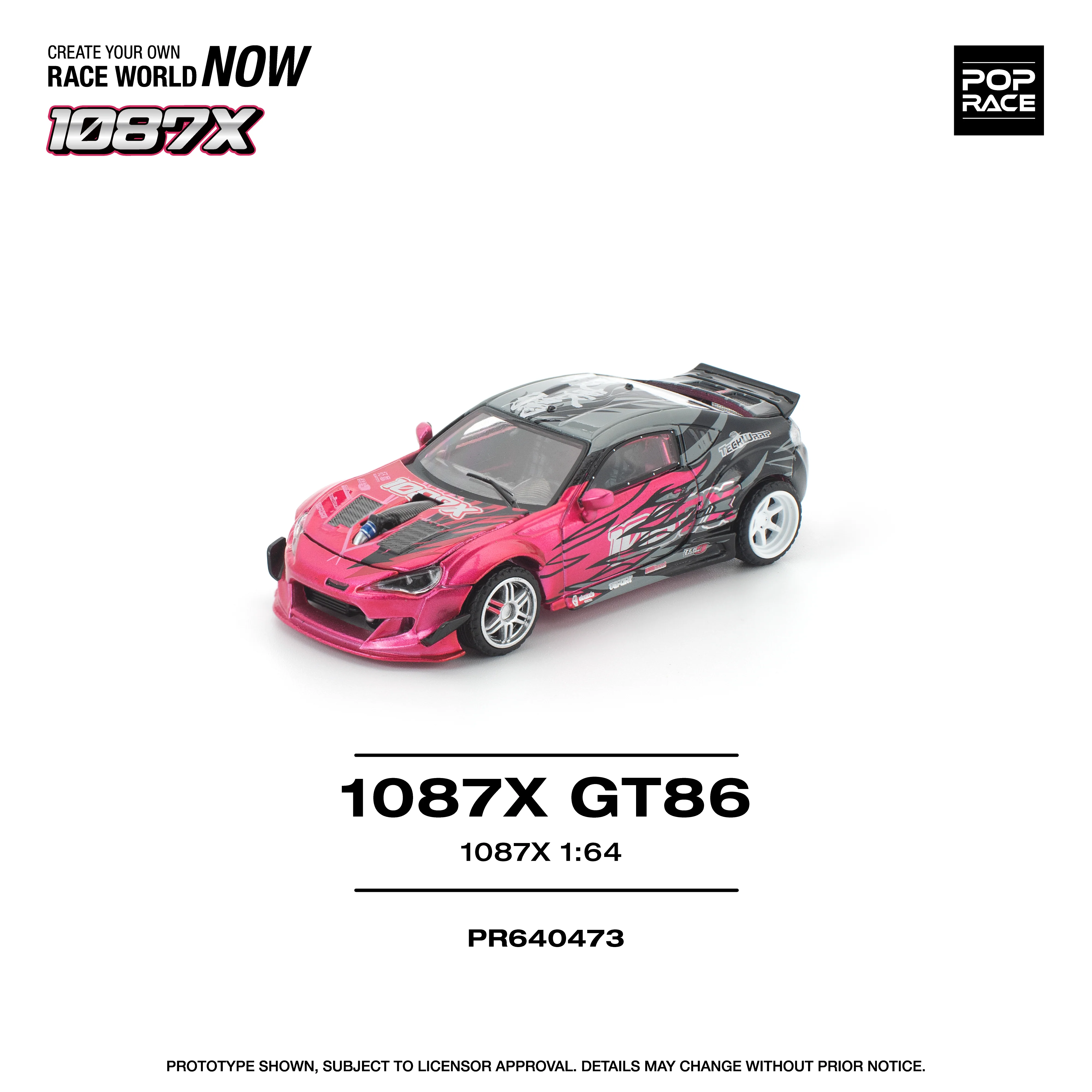 PREORDER POPRACE 1/64 1087X GT86 PR640473 (Approx. Release Date : Q1 2026 subject to the manufacturer's final decision) - Image 2