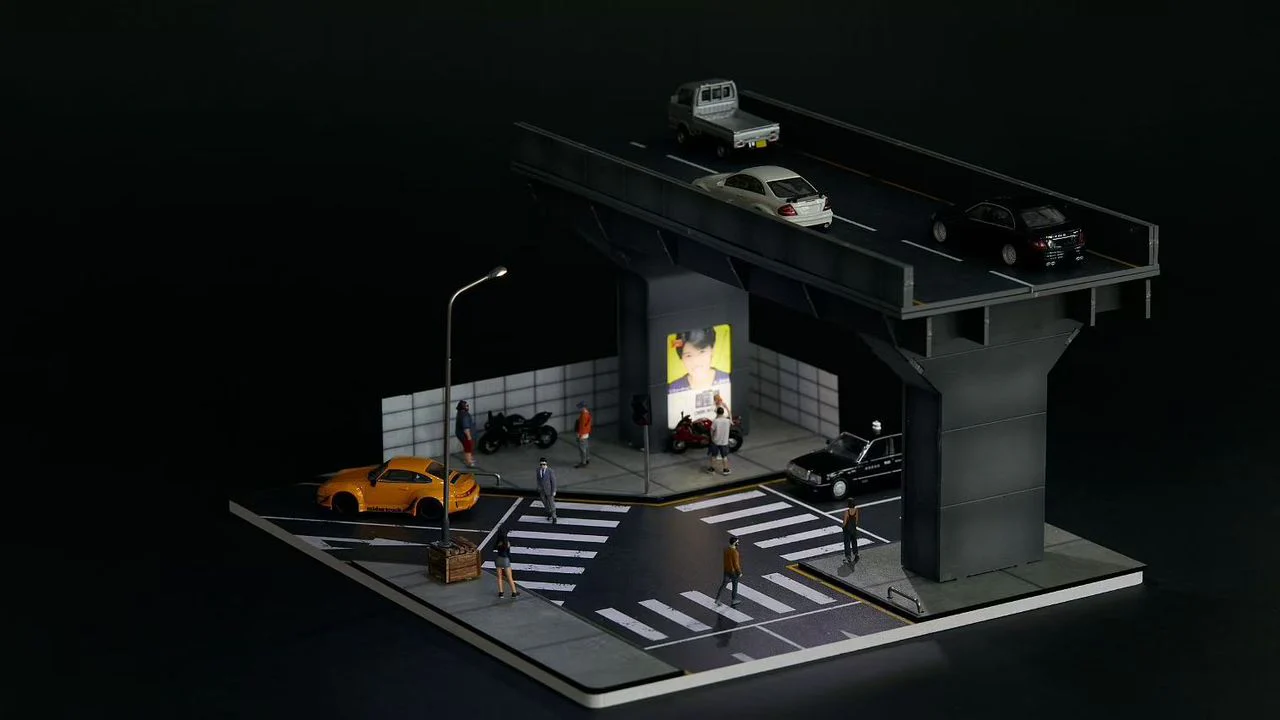 YOU CAR  1/64 City Highway Diorama - Image 4