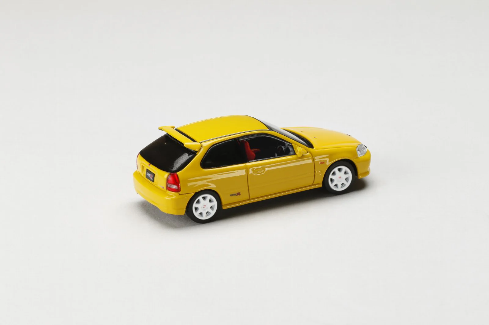 JDM64 by HOBBY JAPAN 1/64 Honda CIVIC TYPE R (EK9) - Sunlight Yellow HJDM001-2 - Image 2
