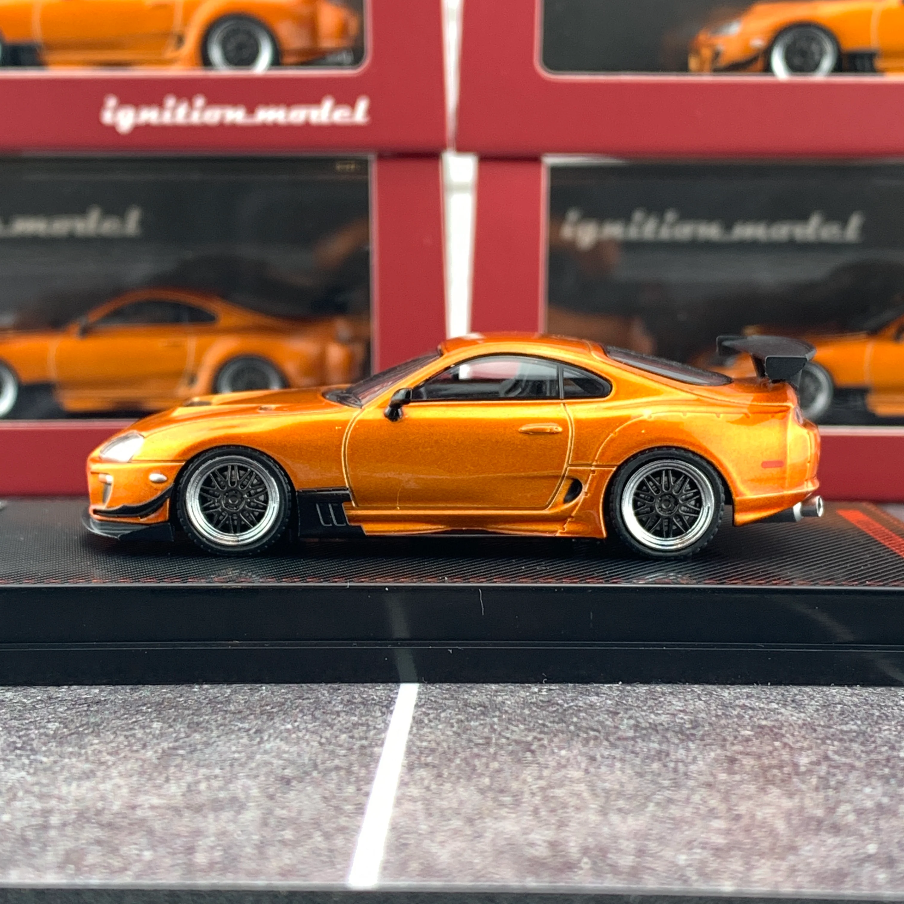 Ignition Model 1/64 Toyota Supra (JZA80) RZ Orange Metallic IG1864 - Image 2