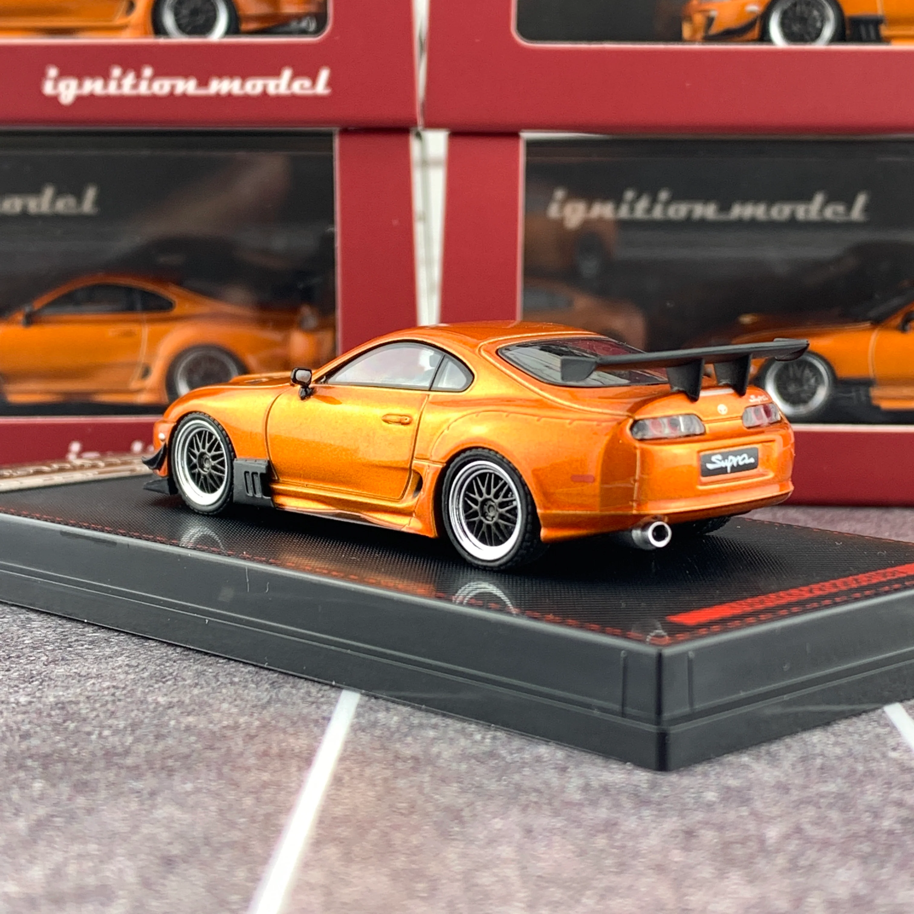 Ignition Model 1/64 Toyota Supra (JZA80) RZ Orange Metallic IG1864 - Image 4