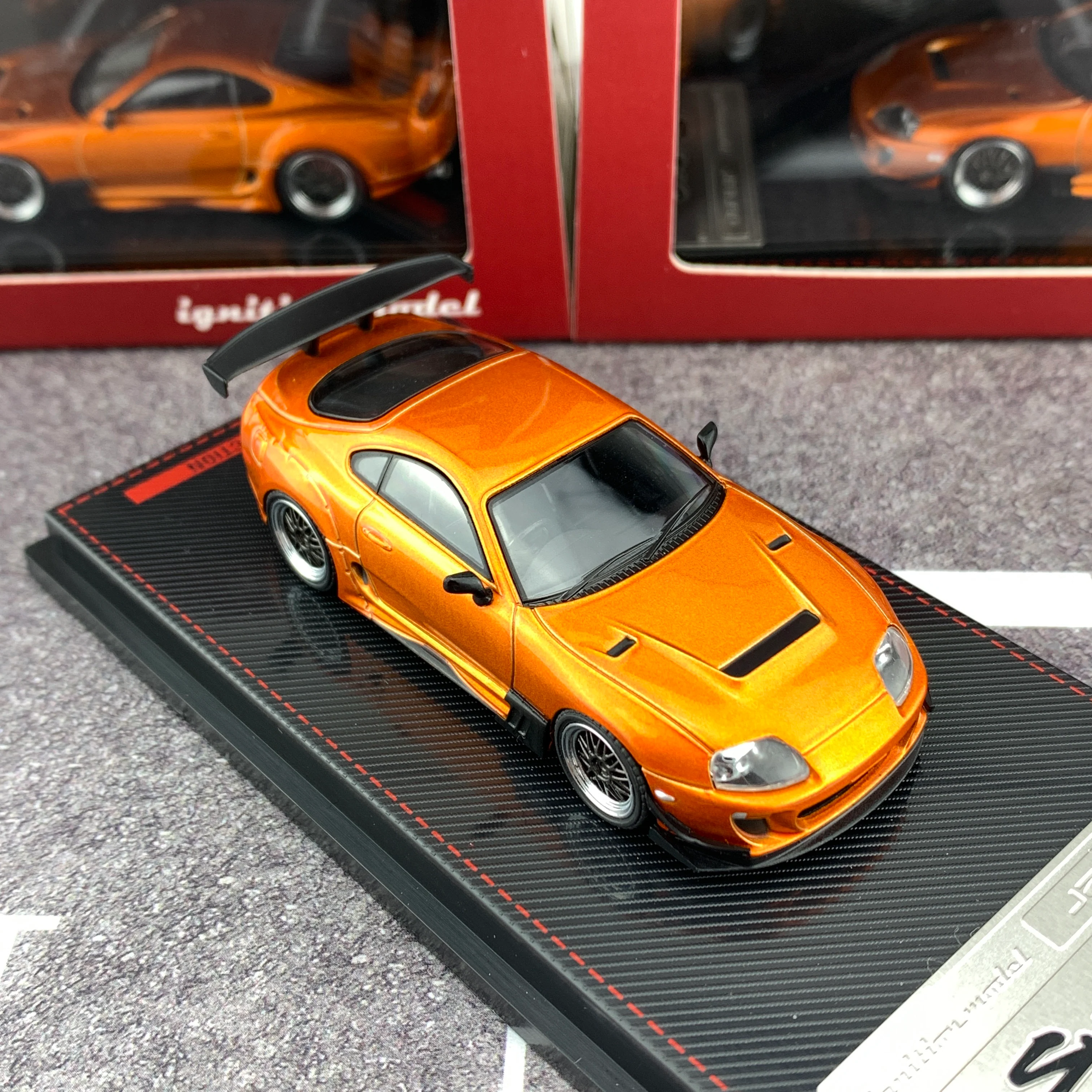 Ignition Model 1/64 Toyota Supra (JZA80) RZ Orange Metallic IG1864 - Image 6