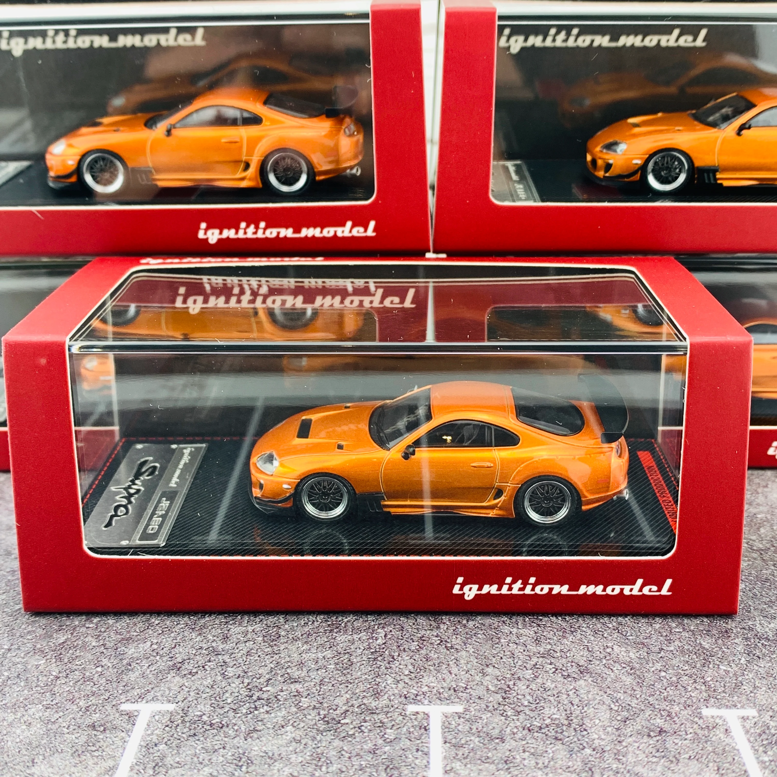 Ignition Model 1/64 Toyota Supra (JZA80) RZ Orange Metallic IG1864 - Image 7