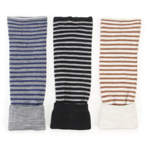 Reversible Striped Arm & Leg Warmer - Black - Image 2