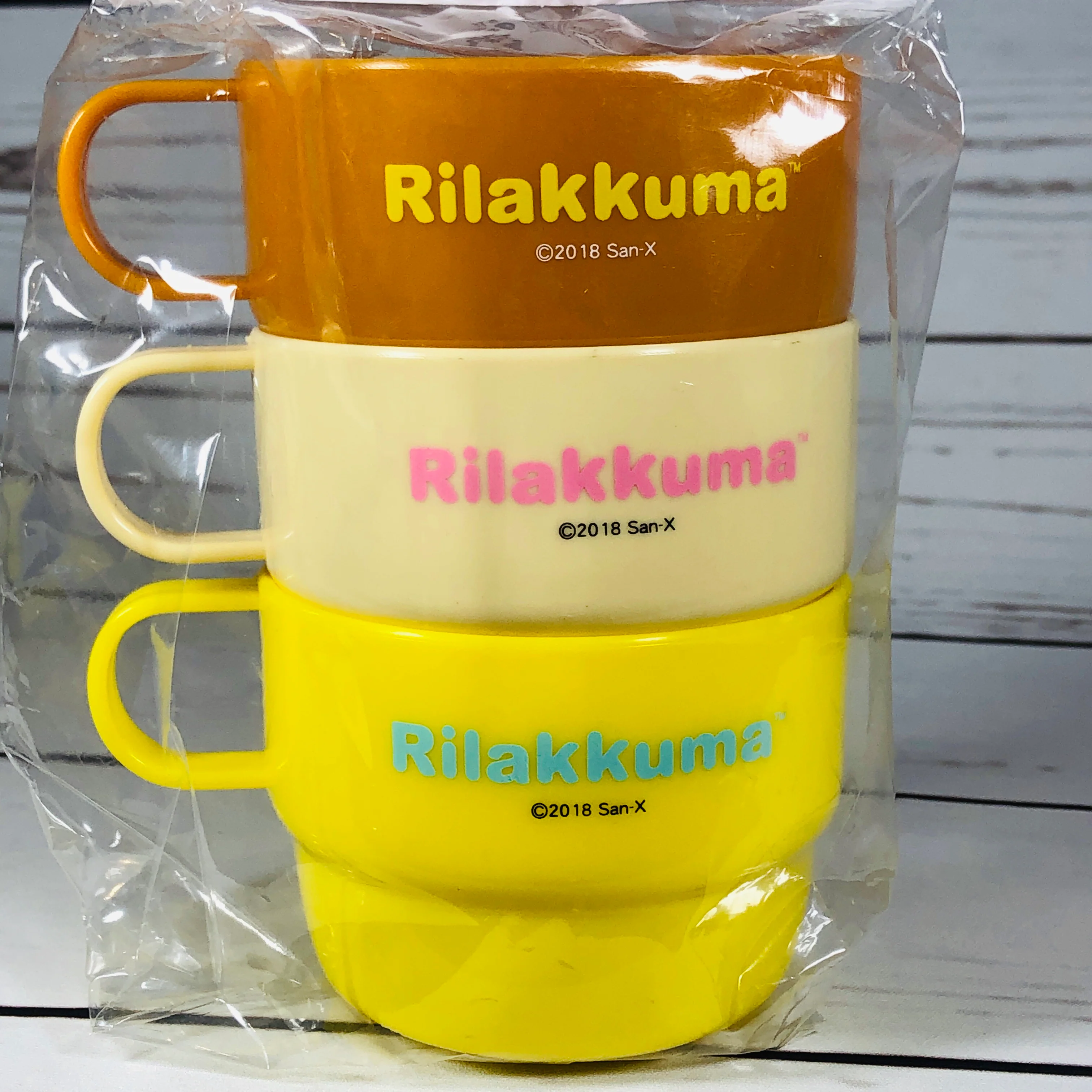 Rilakkuma Stackable Mug Set of 3 pcs 230ml RK-5526271FC - Image 2