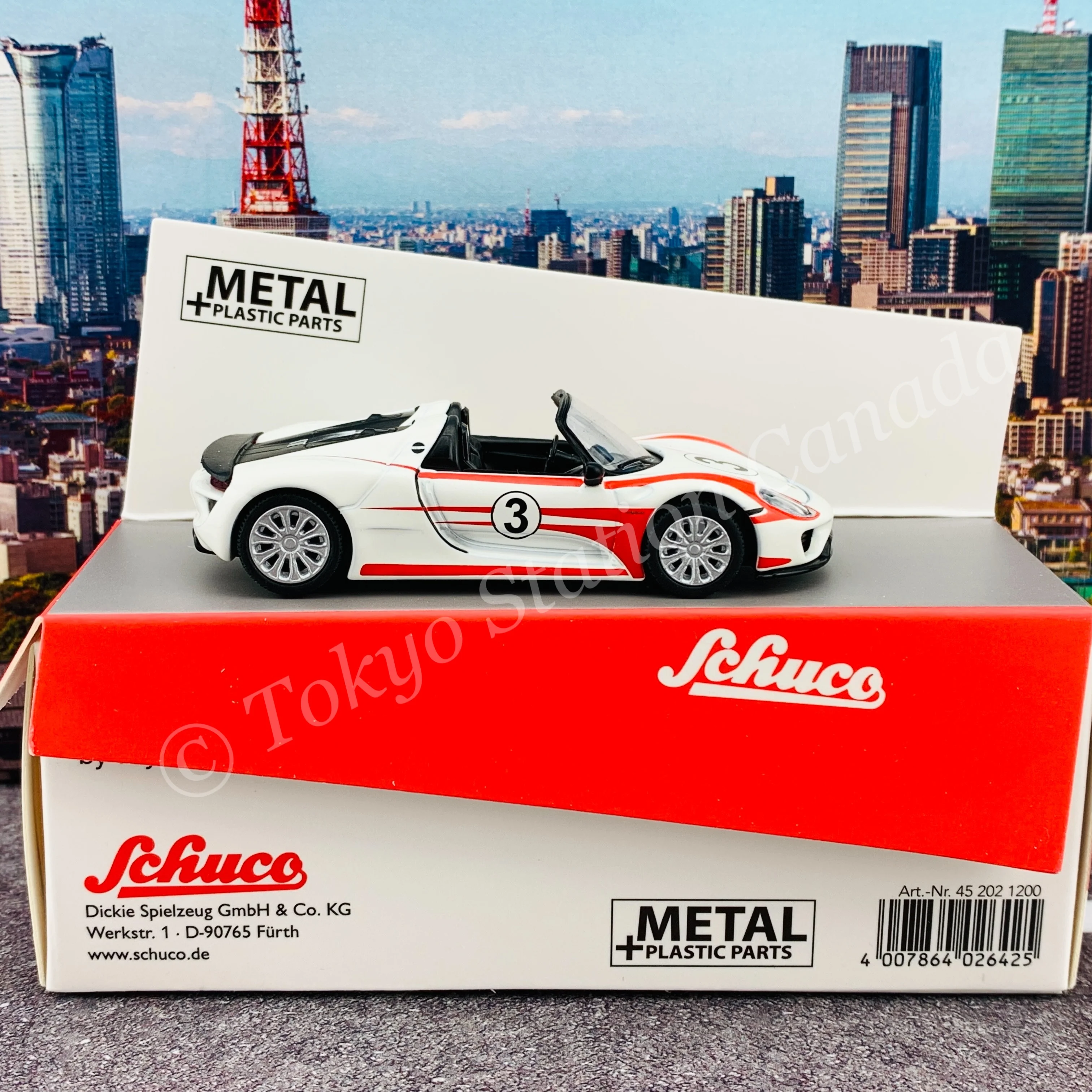 Schuco 1/64 Porsche 918 Spyder No.3 452021200 - Image 2