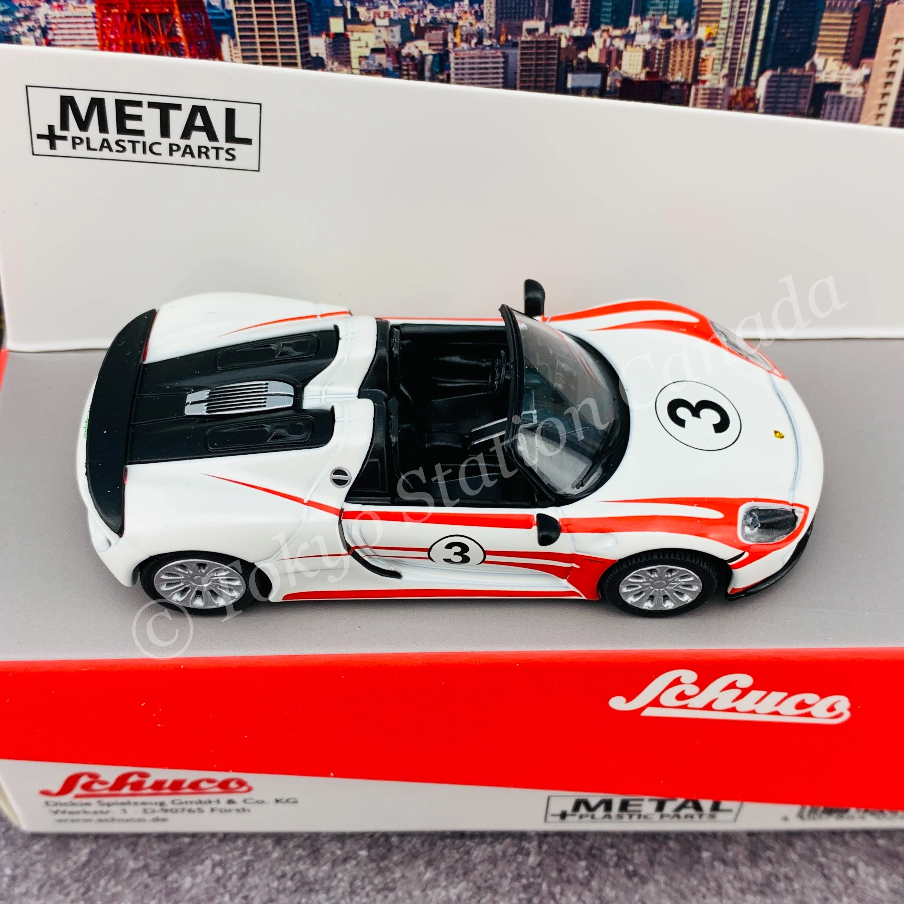 Schuco 1/64 Porsche 918 Spyder No.3 452021200 - Image 4