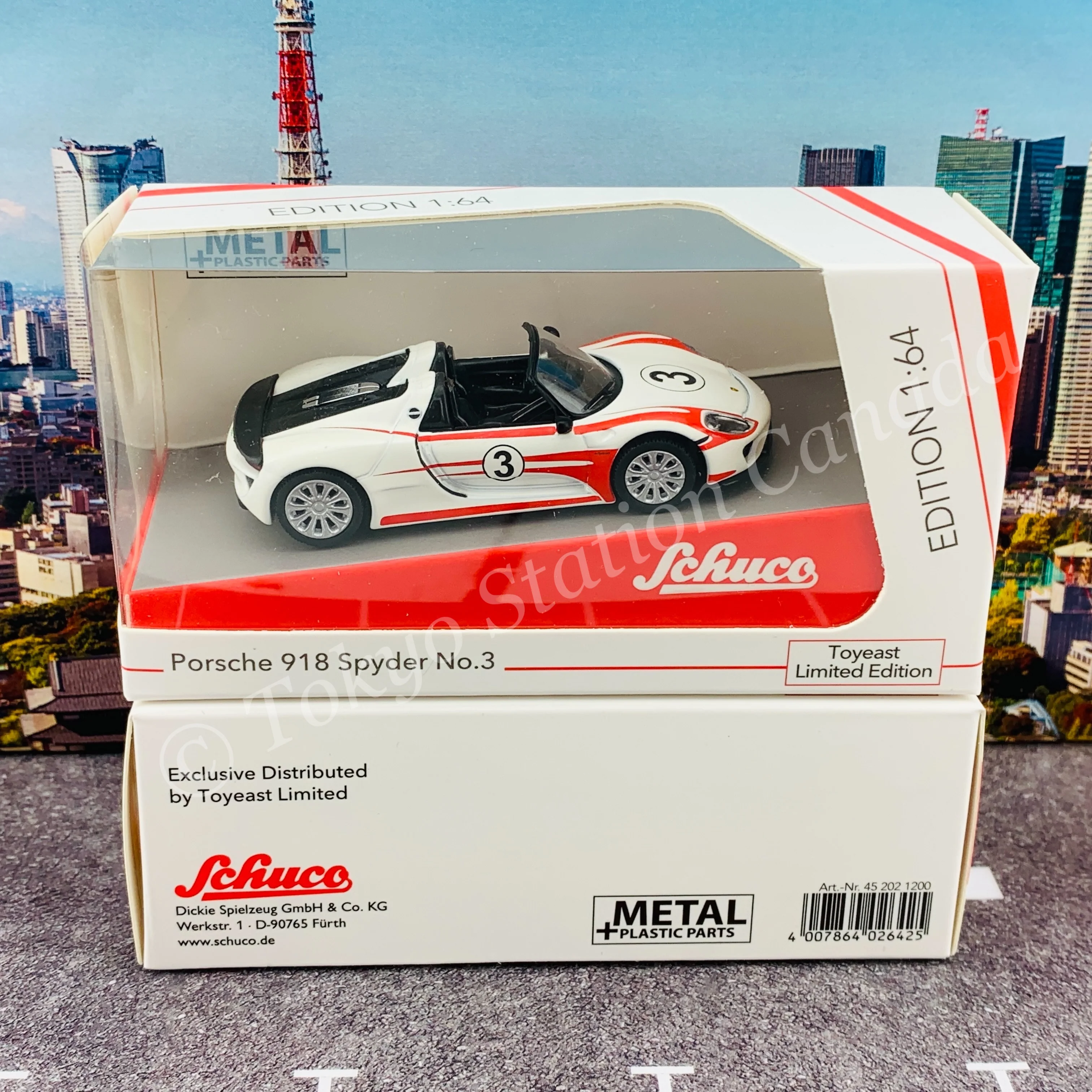 Schuco 1/64 Porsche 918 Spyder No.3 452021200 - Image 5