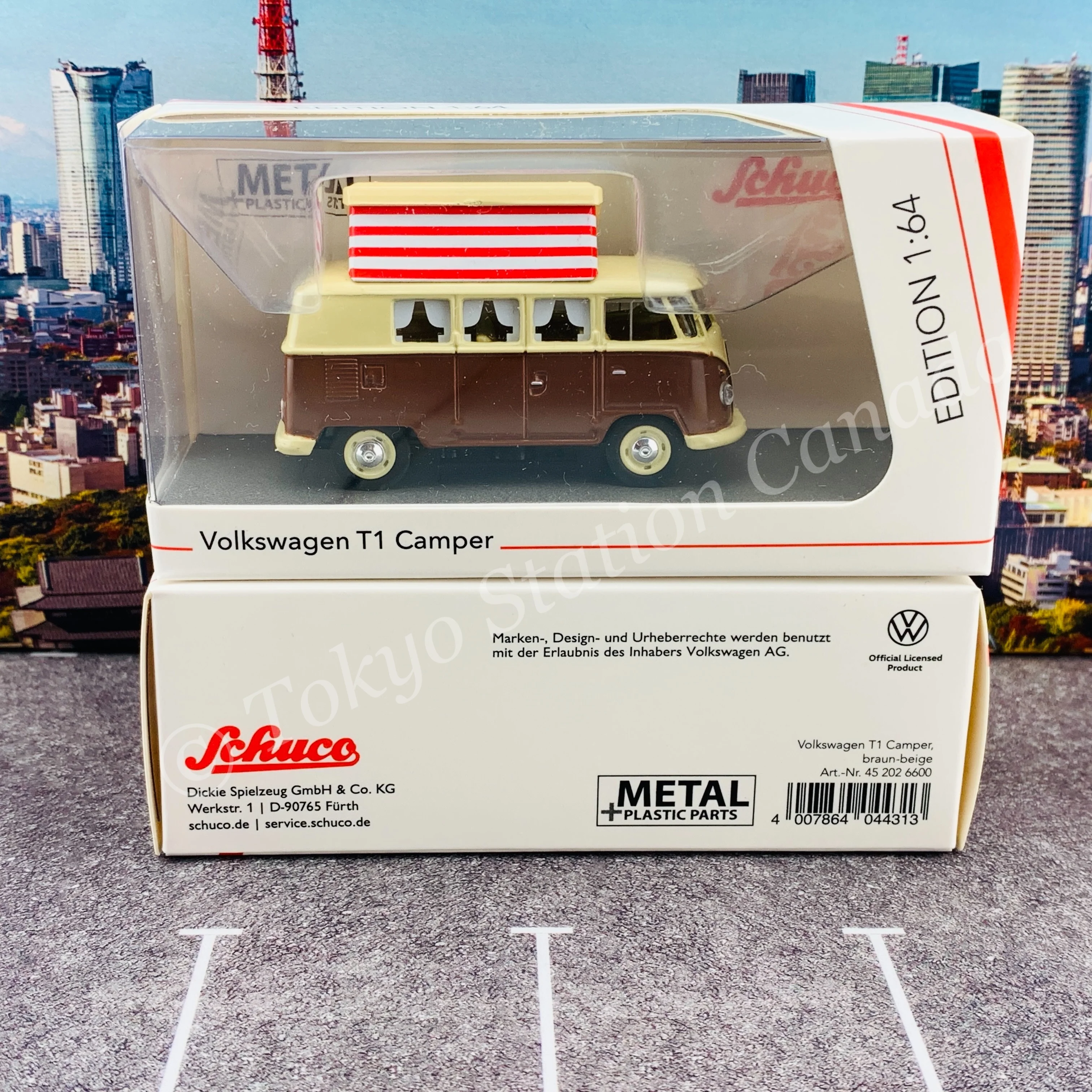 Schuco 1/64 Volkswagen T1 Camper 452026600 - Image 6
