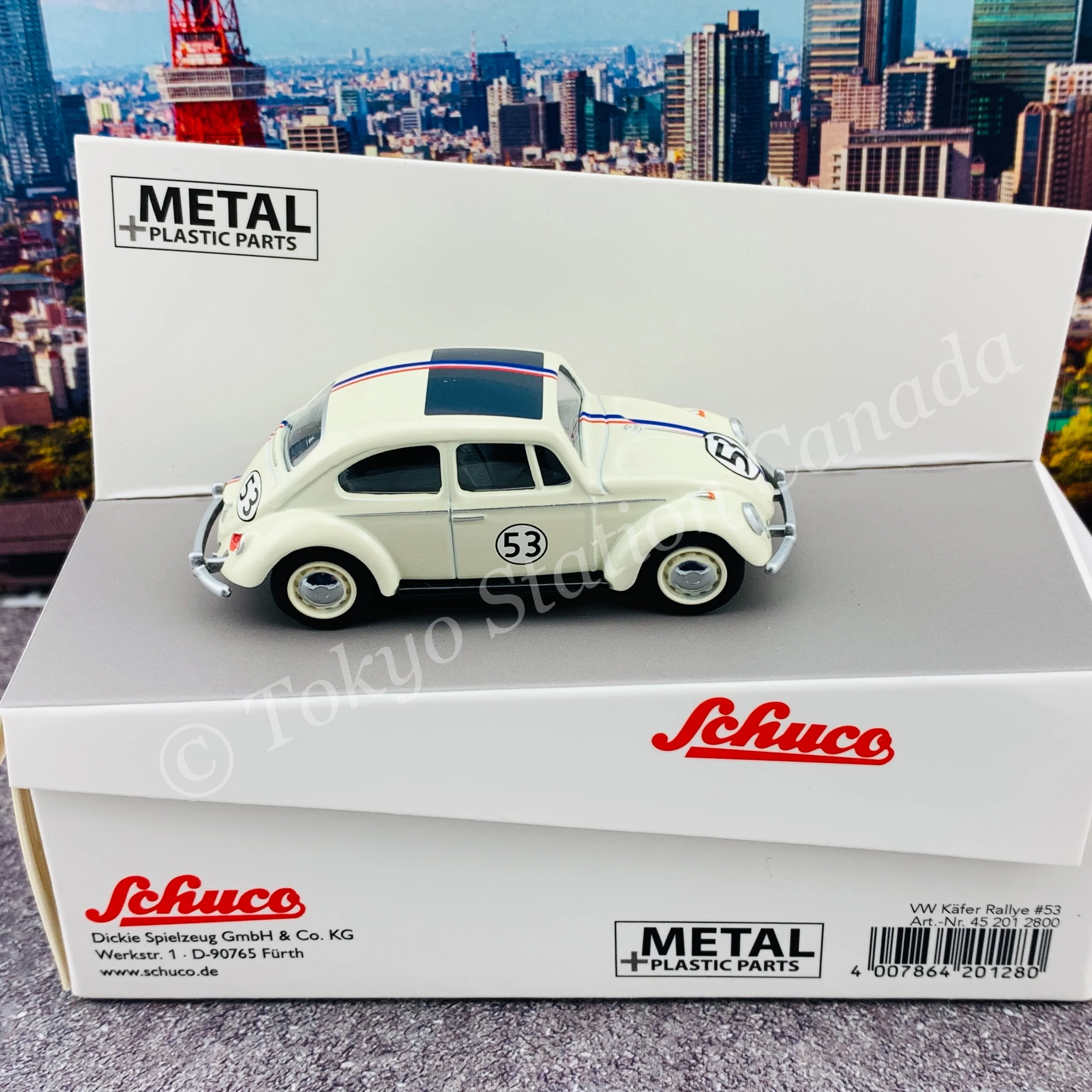 Schuco 1/64 VW Kafer (Beetle) Rally #53 452012800 - Image 2