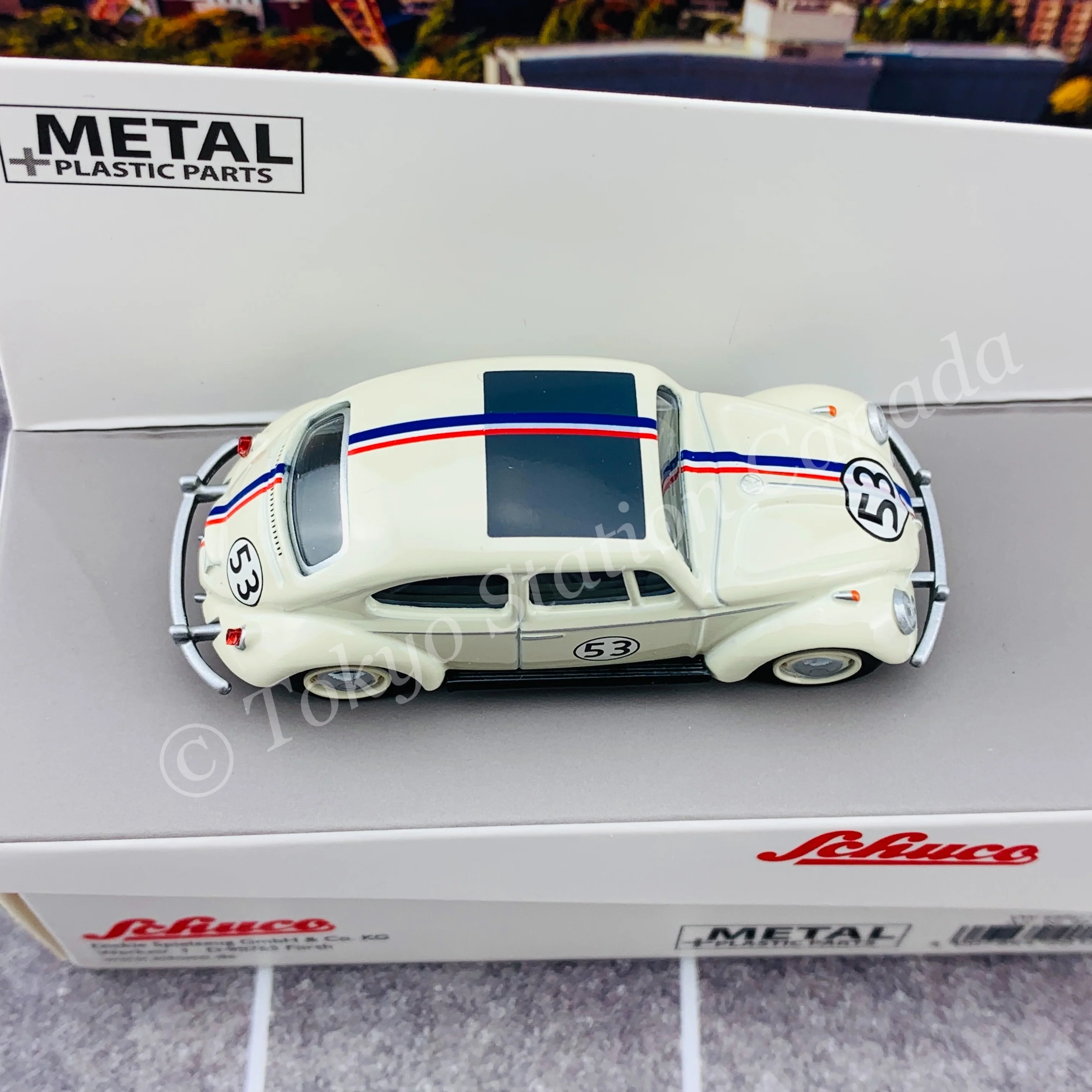 Schuco 1/64 VW Kafer (Beetle) Rally #53 452012800 - Image 4