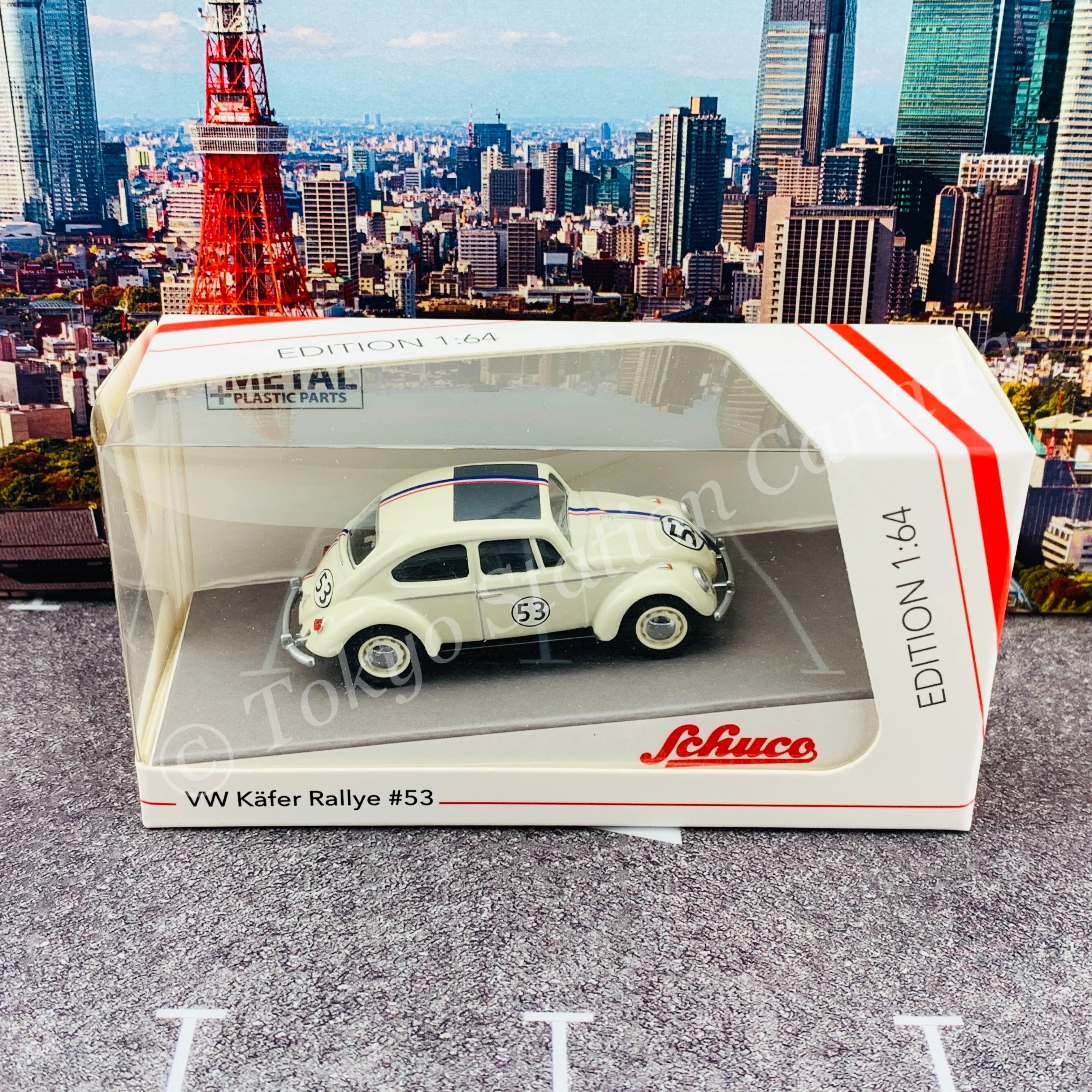 Schuco 1/64 VW Kafer (Beetle) Rally #53 452012800 - Image 5