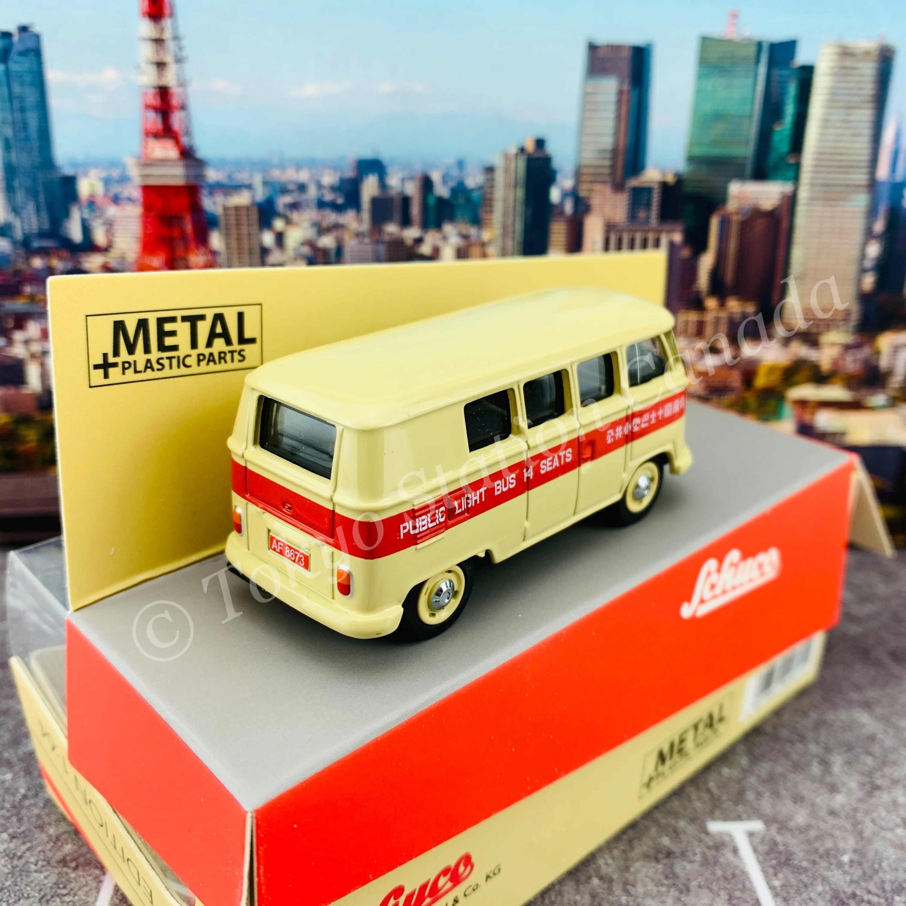 Schuco 1/64 VW T1 Bus "HK Public Light Bus" (Hong Kong Limited Edition) 452021300 - Image 4