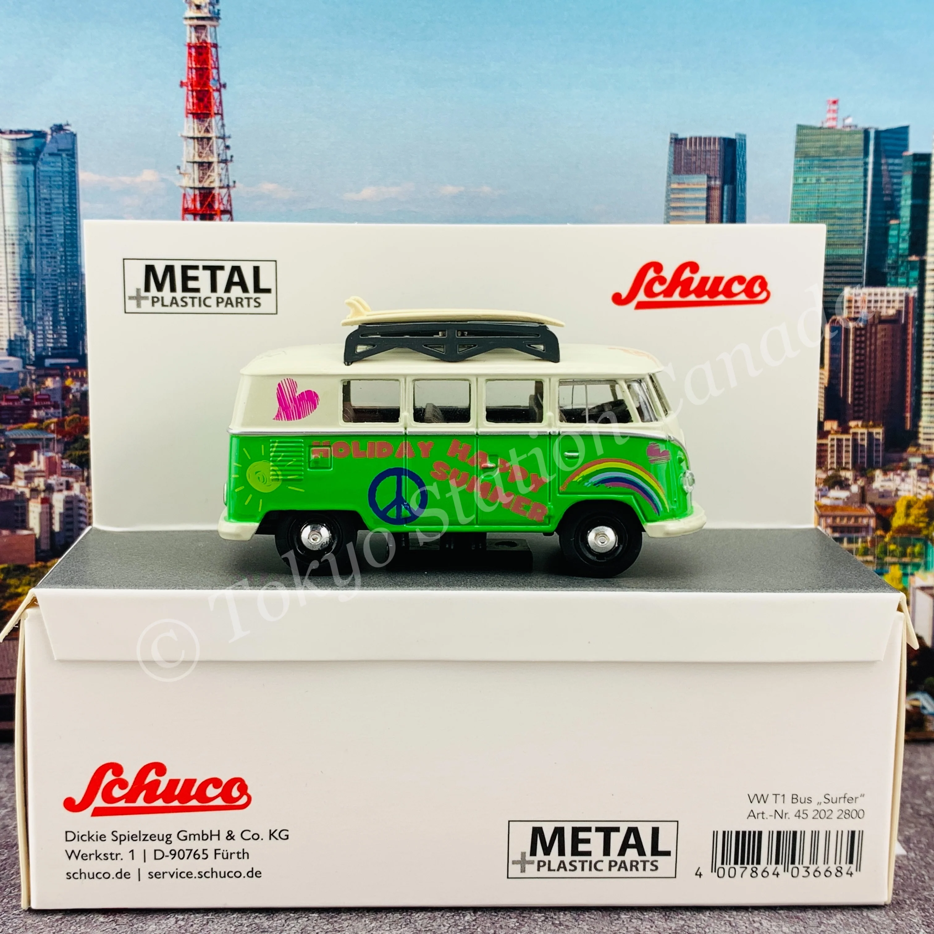 Schuco 1/64 VW T1 Bus Surfer 452022800 - Image 2