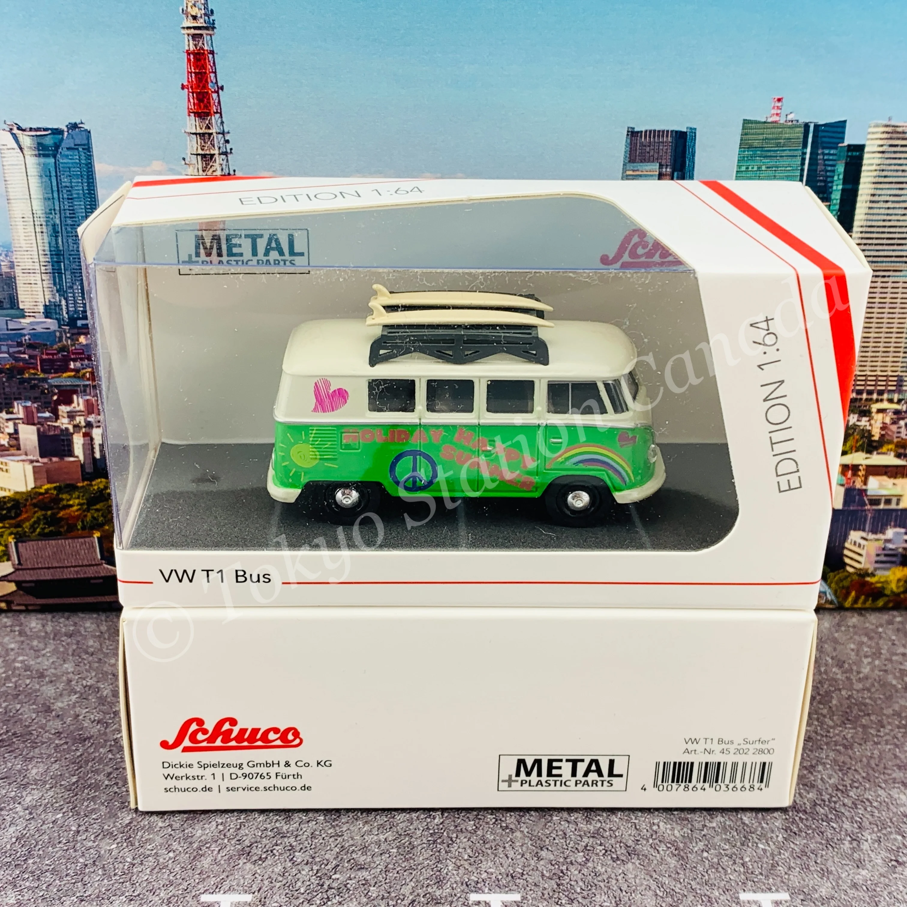 Schuco 1/64 VW T1 Bus Surfer 452022800 - Image 6