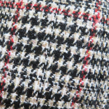 SHES Japan Glen Plaid Wool Cap - Orange - Image 5