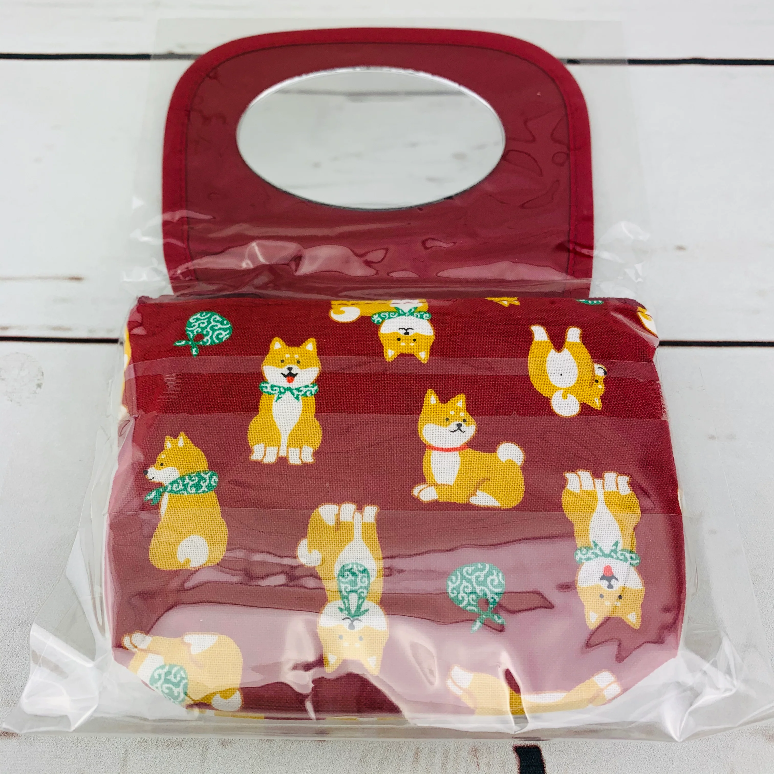 Shiba Inu mirror pouch - Red - Image 2