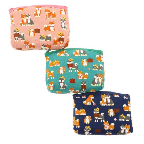 Shiba Inu Pouch Bag - Navy blue - Image 2