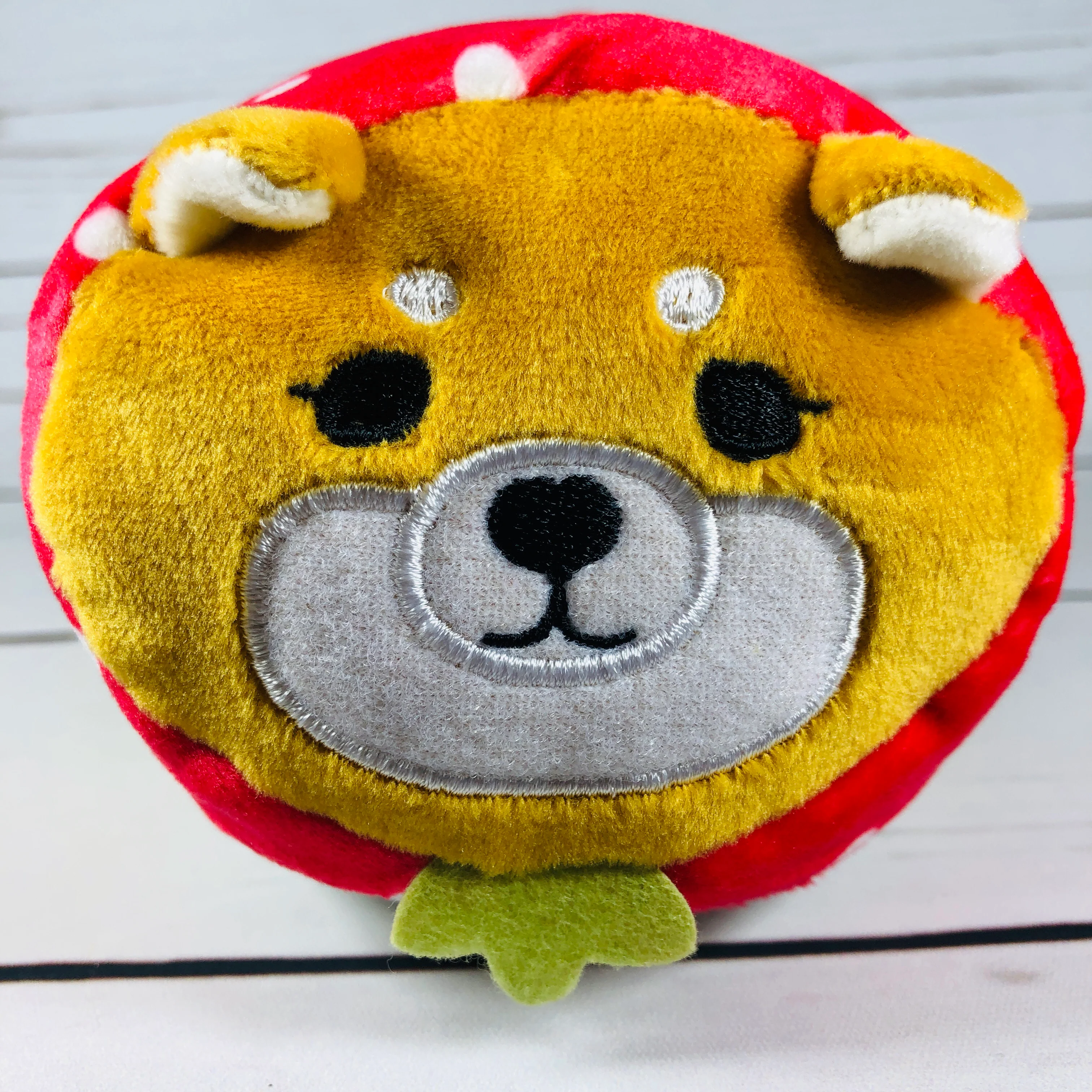 Shiba Pon Pon Plush Toy with Strawberry Scent RLK38354H-500 - Image 2