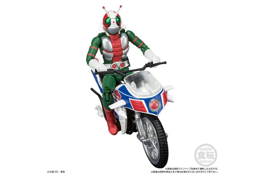 SHODO-X Kamen Rider 7 - Kamen Rider V3 + Hurricane (A Side and B Side) Complete Set - Image 5