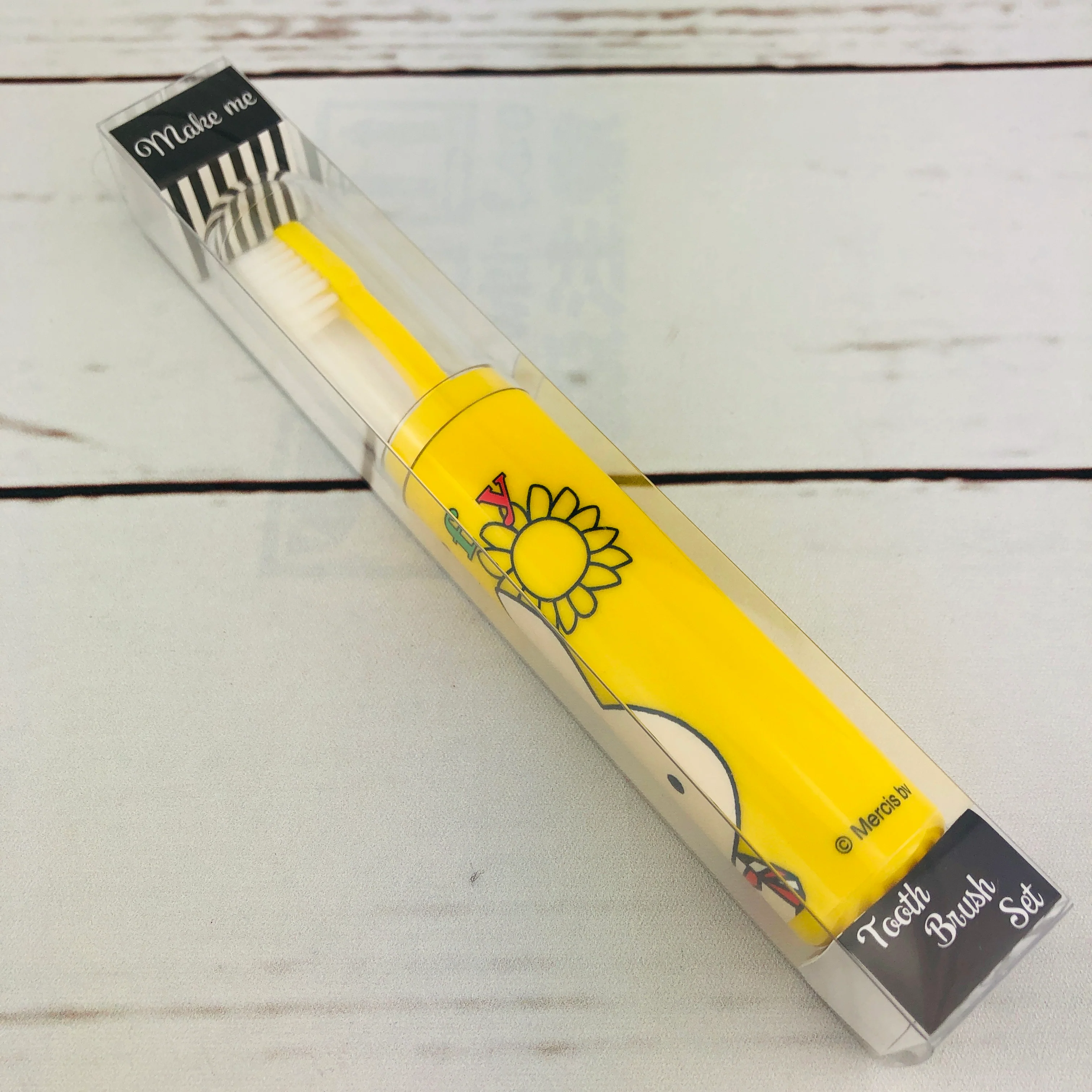 Showa x miffy Tooth Brush Set (Yellow) DBM-072 Made in Japan - Image 2