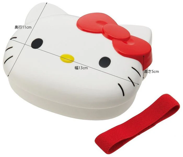 SKATER x Hello Kitty Diecut Lunch Box 300ml LBD2 - Image 5