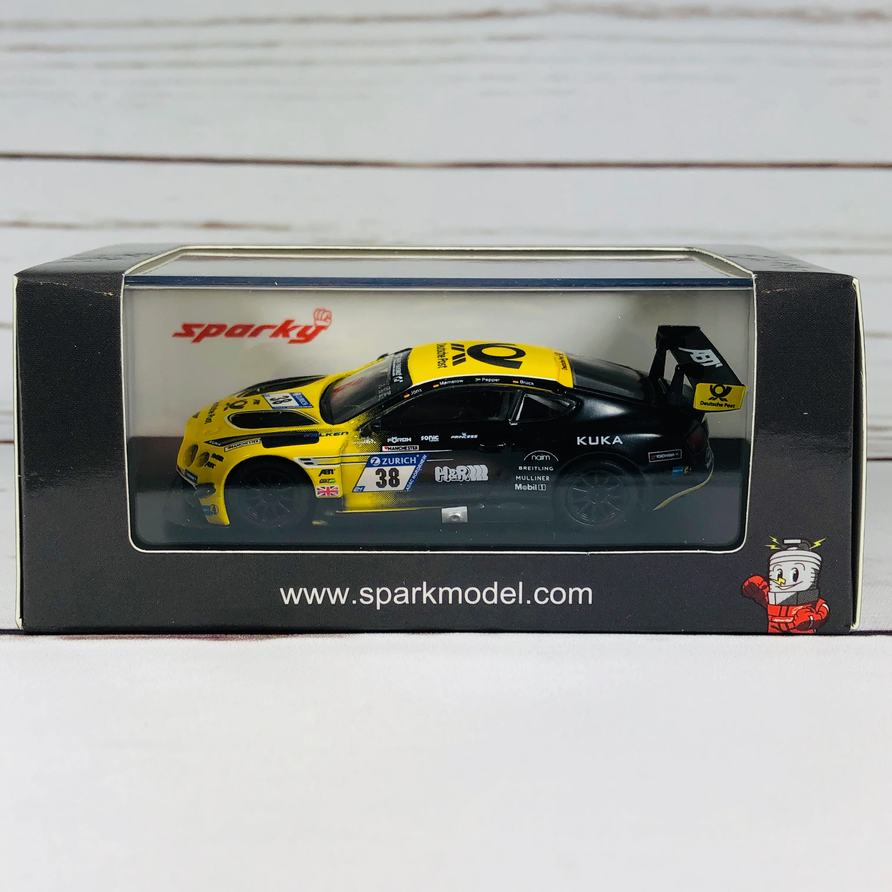 Sparky 1/64 Bentley Continental GT3 No.38 Bentley Team ABT Y110 - Image 6