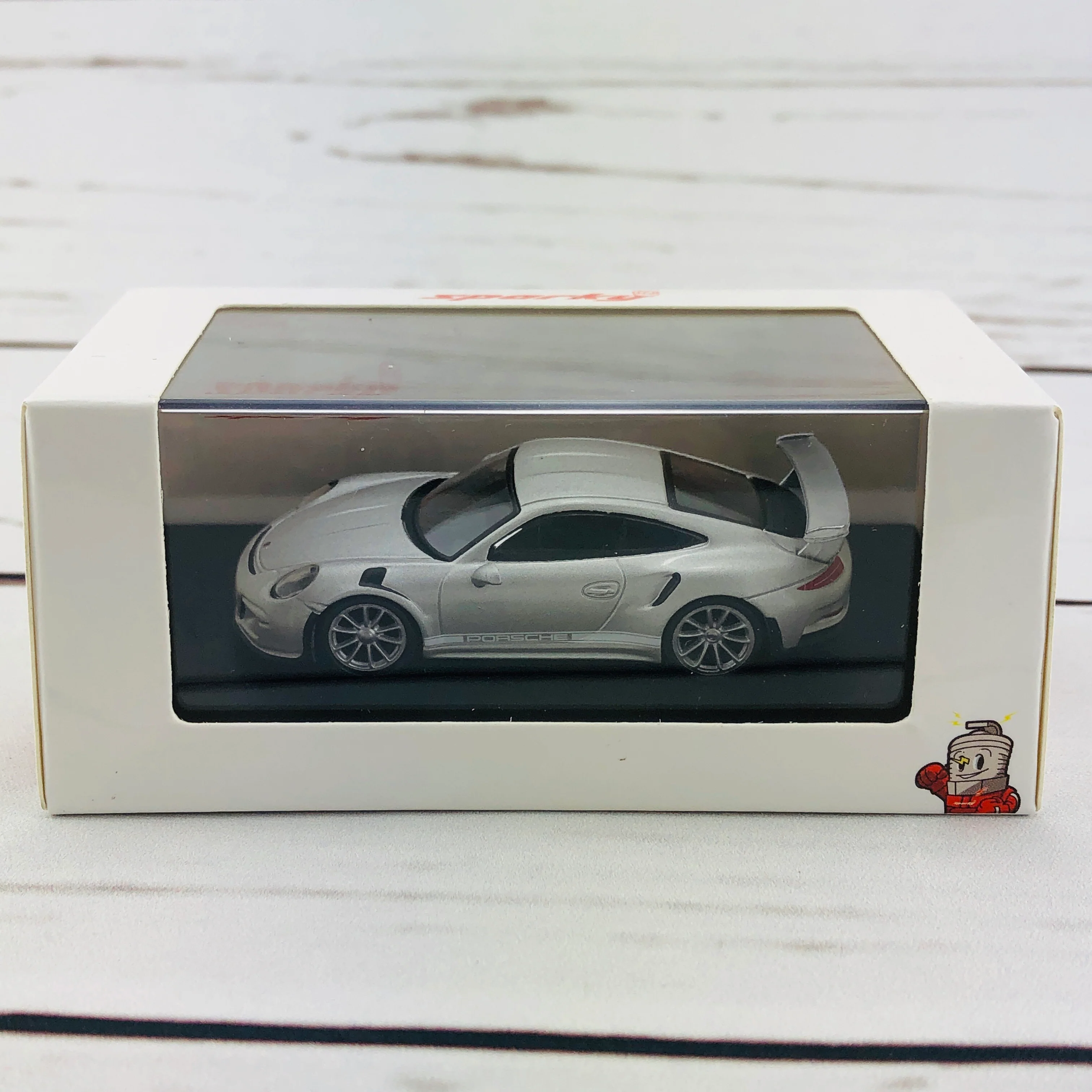 Sparky 1/64 Porsche 911 GT3 2016 Silver Y074 - Image 9