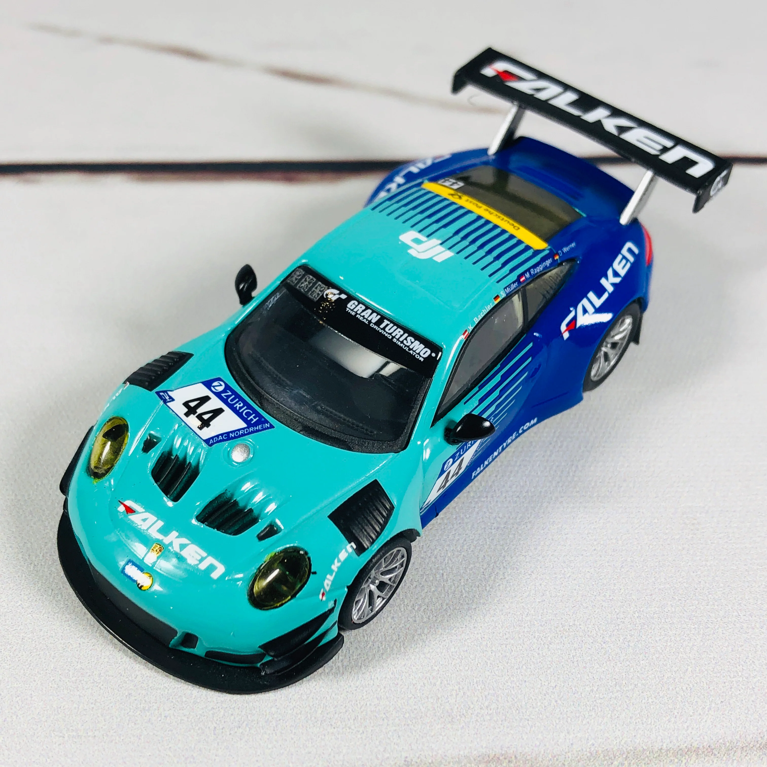 Sparky 1/64 Porsche 911 GT3 R No.44 Falken Y120 - Image 4