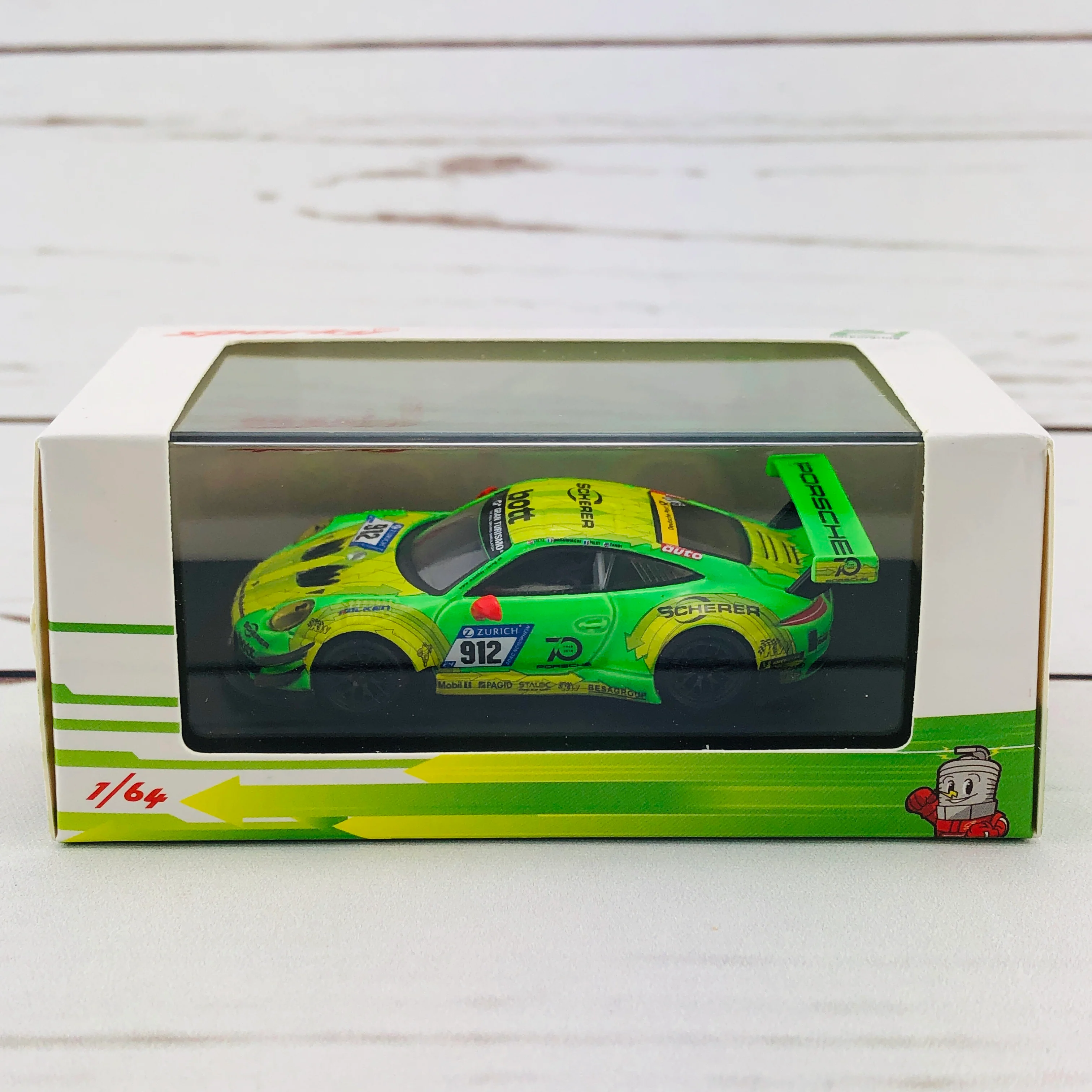 Sparky 1/64 Porsche 911 GT3 R No.912 Manthey RacingWinner Y119 - Image 9