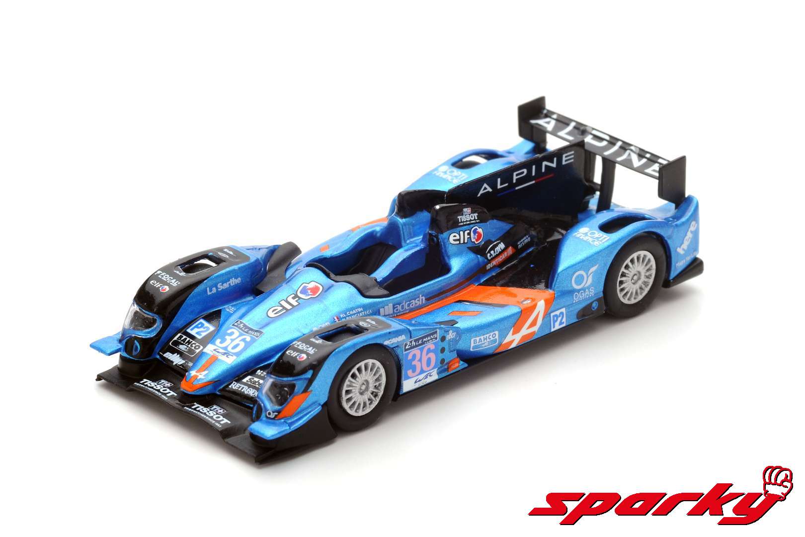 Sparky 1/64 ALPINE A450B NO.36 SIGNATECH ALPINE 24H LE MANS 2015 N. PANCIATICI - P.-L. CHATIN - V. CAPILLAIRE Y090 - Image 5