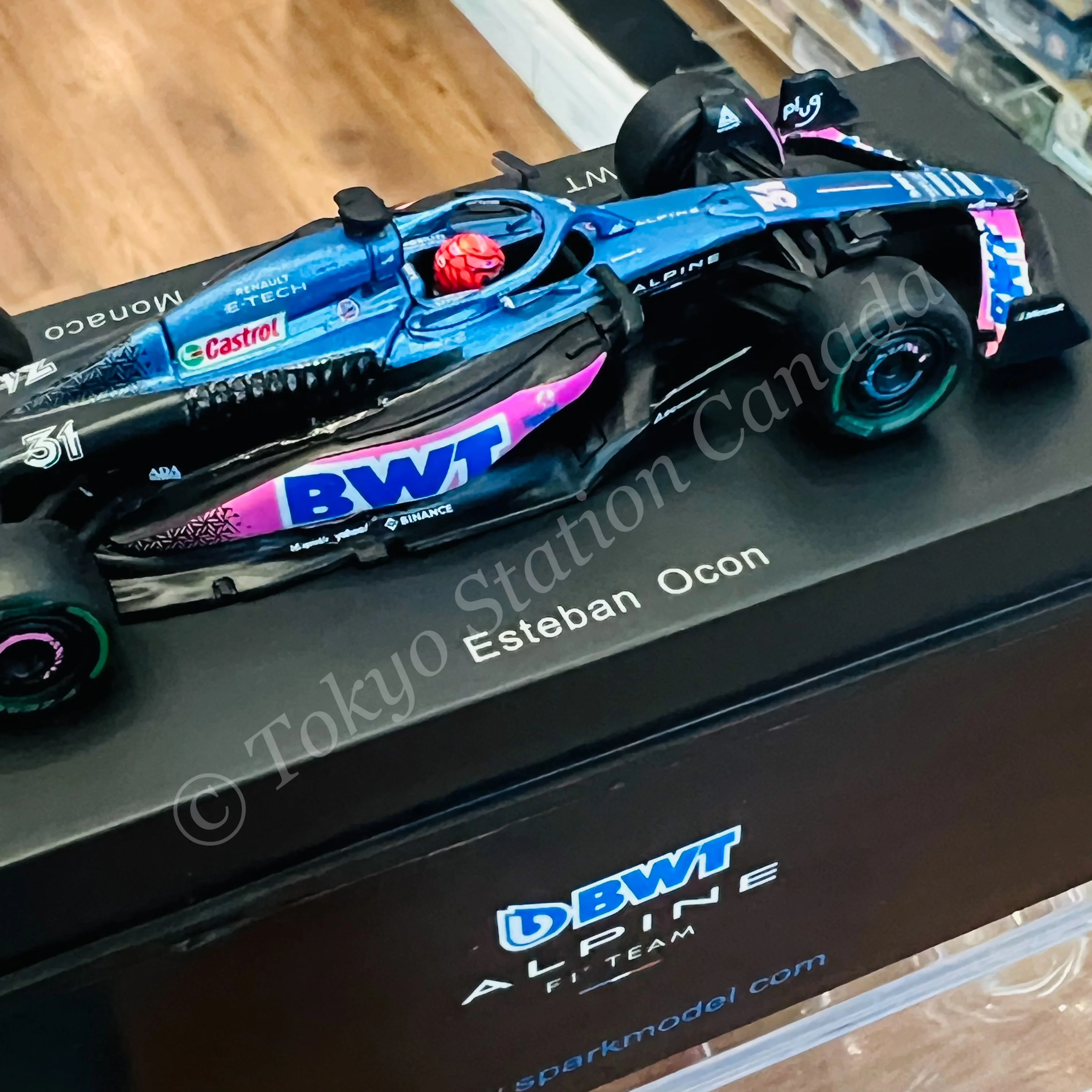 SPARKY 1/64 Alpine A523 No.31 BWT Alpine F1 Team 2023 Esteban Ocon Y284 - Image 2