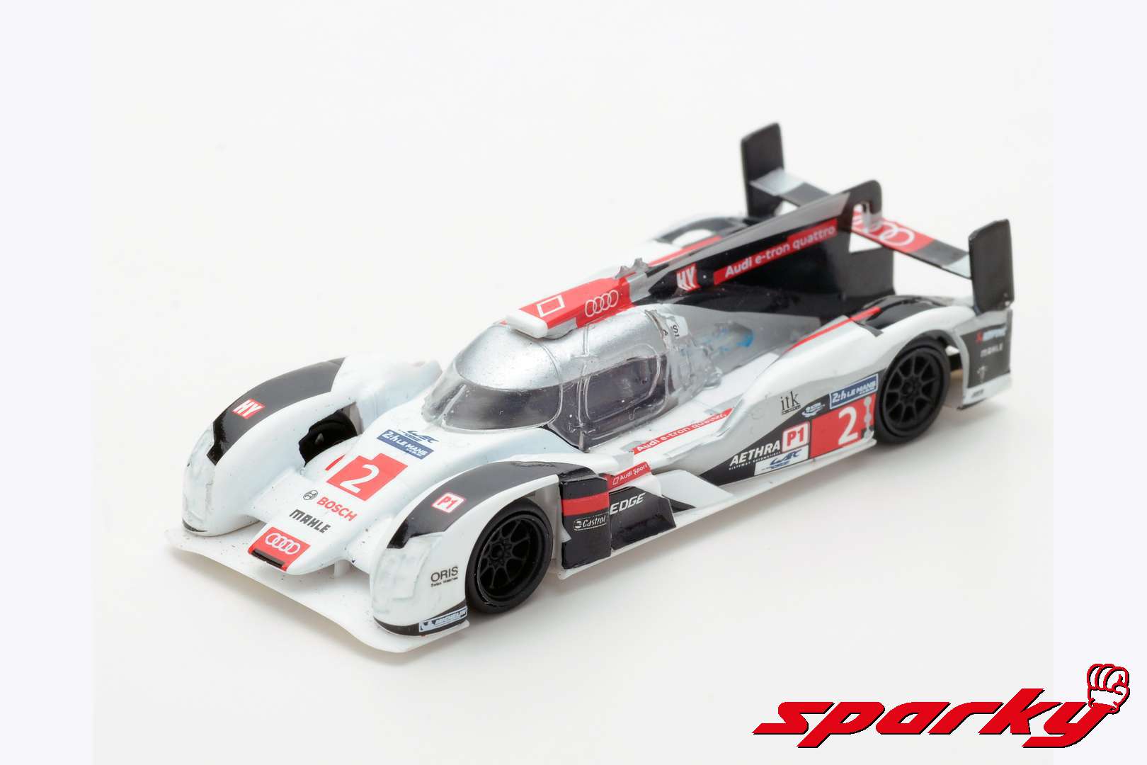 Sparky 1/64 AUDI R18 E-TRON QUATTRO NO.2 AUDI SPORT TEAM JOEST WINNER 24H LE MANS 2014 A. LOTTERER - M. FÄSSLER - B. TRÉLUYER Y091 - Image 5